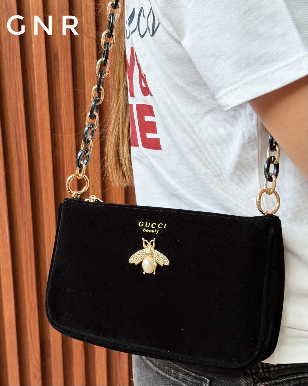 Bolsa Gucc1 Gamuza